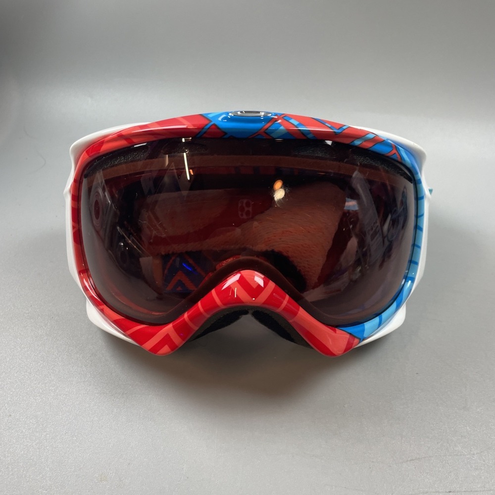 OAKLEY SPLICE BLUE RED TEXT /H.I. PERSIMMON SNOW GOGGLE
